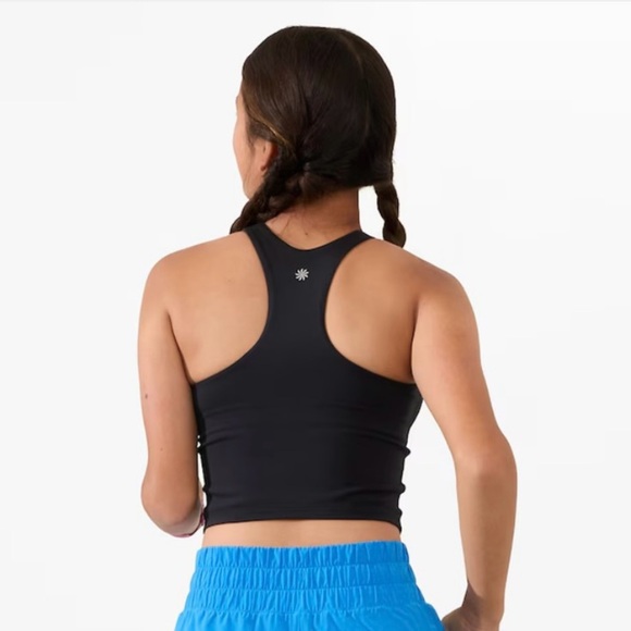 Athleta Black Sleeveless Crop Tank - Picture 4 of 7